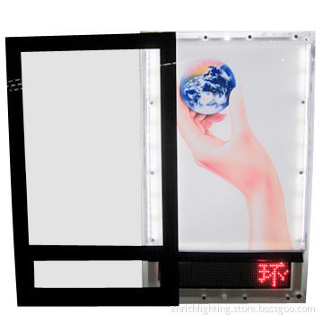 High-brightness Advertisement LED Light Boxes with Single Face, Super Slim, 23mm, Indoor Using